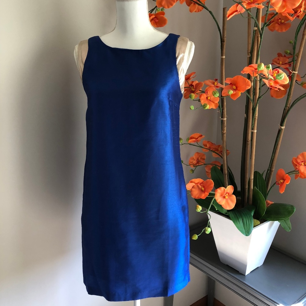 Blue and Gold Dress